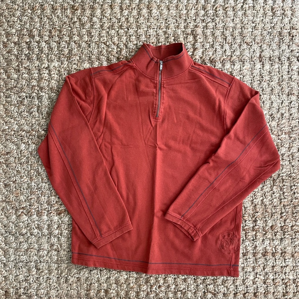 Men’s Margaritaville Rust Quarter-Zip Sweatshirt XL – Like New
